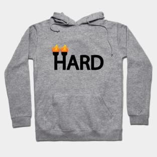 Hard typographic artwork Hoodie